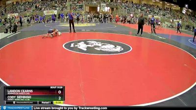 78 lbs Quarterfinal - Landon Cearns, Hermiston Wrestling vs Cody Sieminski, Sweet Home Mat Club