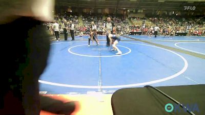 80 lbs Consi Of 4 - Carson Osburn, Vinita Kids Wrestling vs Dylan Reed, Pawhuska Elks Takedown