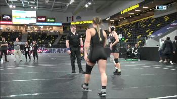 143 Consolation 1st Place Match - Trinity Coyne, Indiana Tech vs Ella Schmit, Unattached