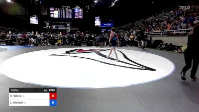 120 lbs Rnd Of 64 - Curtis White, Texas vs Liam Neitzel, Wisconsin