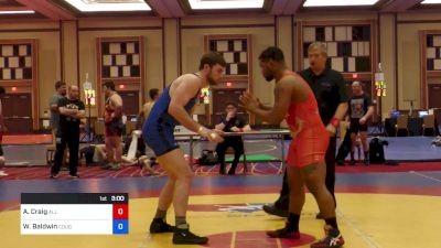 97 kg Rr Rnd 2 - Austin Craig, All Navy Wrestling vs William Baldwin, Cougar Wrestling Club