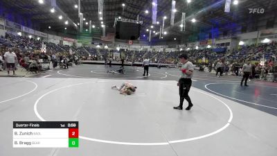 73 lbs Quarterfinal - Bryson Zunich, Badlands Elite vs Brody Bragg, Bear Cave