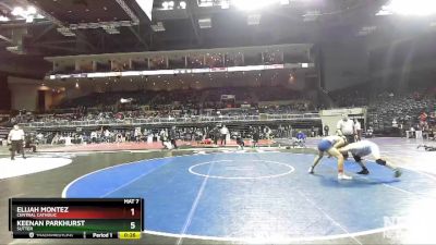 138 lbs Cons. Round 3 - Elijah Montez, Central Catholic vs Keenan Parkhurst, Sutter