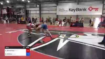 65 kg Round Of 64 - Eric Almarinez, Southern Illinois Regional Training Center vs Devon Britton, Skwc-rtc