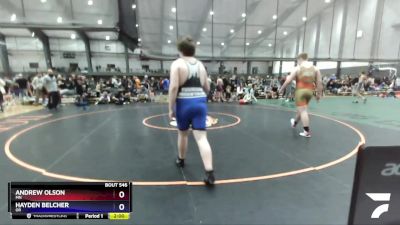 285 lbs Round 2 - Andrew Olson, MN vs Hayden Belcher, OR