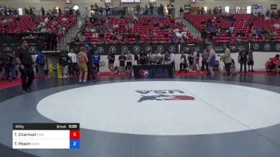 65 kg Cons 32 #2 - Tyson Charmoli, Pinnacle Wrestling Club vs Tyson Peach, Askren Wrestling Academy