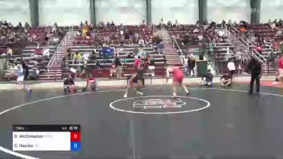 70 kg Consi Of 32 #1 - Gage McClenahan, Spartan Combat RTC vs Christian Navida, Boilermaker RTC