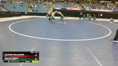 165 lbs Cons. Semi - Roman Garcia, Central Methodist vs 1 Steven Villalobos, Life