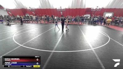 60 lbs Round 2 - Kayle Georgel, Waupaca vs Piper Loker, Wisconsin