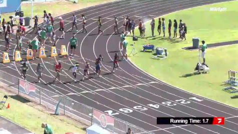 Youth Girls' 100m, Prelims 2 - Age 13