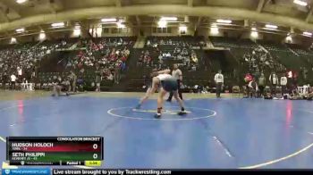 120 lbs Round 4 (16 Team) - Seth Philippi, Kearney JV vs Hudson Holoch, York