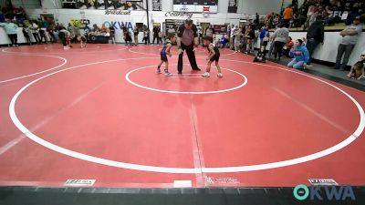 43 lbs Consi Of 8 #2 - Desmond Smith, Jenks Trojan Wrestling Club vs Hadley-Glen Smith, Tahlequah Wrestling Club