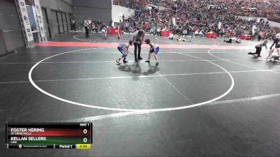 80 lbs Quarterfinal - Foster Hering, St Croix Falls vs Kellan Sellers, LAW