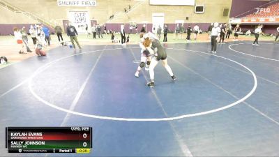 148 lbs Cons. Semi - Kaylah Evans, Darkhorse Wrestling vs Sally Johnson, Mayhem WC