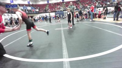 49 lbs Semifinal - Kristopher Henry, BullTrained vs Kase Hood, Weatherford Youth Wrestling