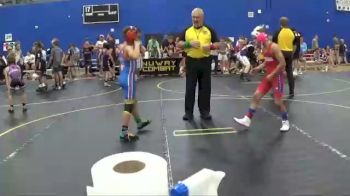 91 lbs Finals (8 Team) - Murphey Lengkeek, Steel Valley vs Dallas Rosenbarger, Indiana Outlaws