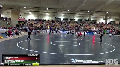 AA 132 lbs Cons. Round 1 - Richard Watterson, Dobyns Bennett vs Minisare Gbee, Bartlett