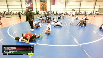 76 lbs Rd# 8- 12:30pm Saturday Final Pool - Aiden Yarnell, Terps XPress vs Tony Biondillo, Terps Xtreme