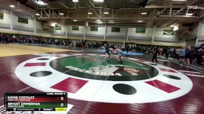 130 lbs Cons. Round 4 - Kayne Costalez, Magic City Wrestling vs Bryant Zimmerman, Nebraska Elite