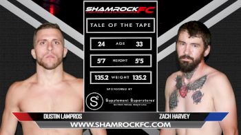 Dustin Lampros vs. Zach Harvey - Shamrock FC 305 Replay