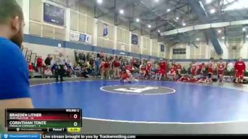 110 lbs Round 2 (4 Team) - Braeden Litner, New Palestine vs Corinthian Tonte, Franklin Community