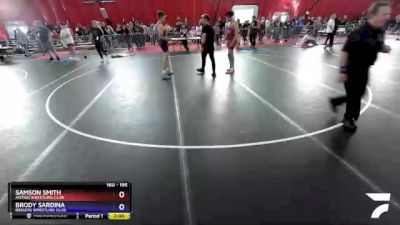 195 lbs Round 2 - Samson Smith, Antigo Wrestling Club vs Brody Sardina, Ringers Wrestling Club