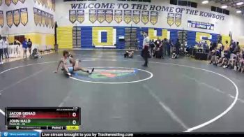 126 lbs Quarterfinals (8 Team) - John Hald, Flagler vs Jacob Genao, Hagerty