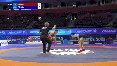 57 kg Qualif. - Bediha Gun, Turkey vs Yongxin Feng, China