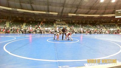 84 lbs Quarterfinal - Jack Stonebraker, Gladiators vs Walker Vieyra, Kansas Young Guns