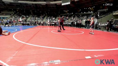 67 lbs Round Of 16 - David Wilson, Newcastle Youth Wrestling vs Ivy Walker, Pawhuska Elks Takedown