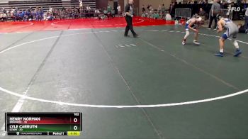 102 lbs Placement (4 Team) - Henry Norman, Brainerd vs Lyle Carruth, LCWM