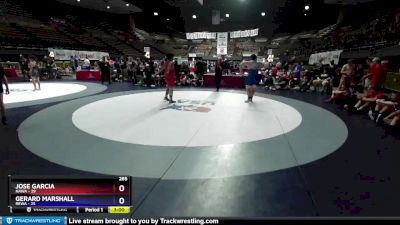 285 lbs Round 3 (16 Team) - Jose Garcia, NAWA vs Gerard Marshall, REWA