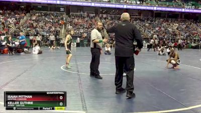 2A 113 lbs Quarterfinal - Isaiah Pittman, Newton-Conover vs Keller Guthrie, Ayden - Grifton