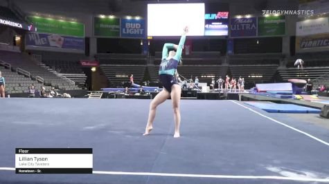 Lillian Tyson - Floor, Lake City Twisters - 2022 Elevate the Stage Toledo presented by Promedica