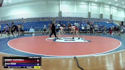 132 lbs Cons. Round 4 - Robert Martinelli, IL vs Ryan Rider, IA