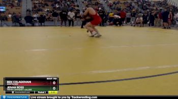 174 lbs Quarterfinal - Ben Colagiovani, UNATTACHED vs Jeivan Ross, Triton Community College