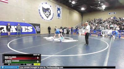 145 lbs Quarterfinal - Ruben Chavez, Dos Palos vs Ben Flores, Santa Ynez