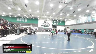 101 lbs Quarterfinal - Leilahni Hart, Victor Valley vs Jillian Wells, Lakeside