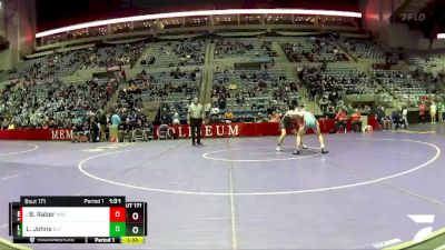 113 lbs Semifinal - Brayden Raber, Maconaquah vs Levi Johns, Bluffton