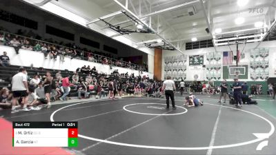 113 lbs Cons. Round 3 - Massimo Ortiz, Calvary Chapel-SA vs Anthony Garcia, North Torrance