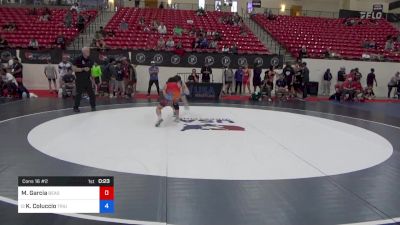 51 kg Cons 16 #2 - Marius Garcia, Beast Mode Wrestling vs Killian Coluccio, Triumph Wrestling