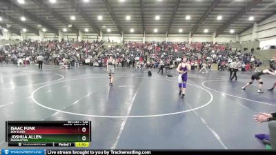 129 lbs Cons. Round 3 - Isaac Funk, Box Elder vs Joshua Allen, Farmington