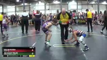 82 lbs Round 2 (6 Team) - Dylan Russo, ARES vs Beckham Fields, Untouchables Black