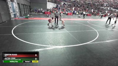 54 lbs Cons. Round 2 - Axten Vian, Cashton Youth Wrestling vs Griffin Rugg, BYA