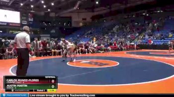 138 lbs Semis & 1st Wrestleback (8 Team) - Carlos Munoz-Flores, Lockport (Twp.) vs Austin Martin, DeKalb