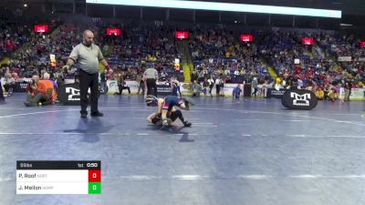 55 lbs Quarterfinal - Penley Roof, Northern York vs Joshua Mellon, Hempfield