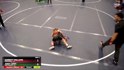 76 lbs Finals (8 Team) - Aden Czepa, New Prague vs Garrett Williams, Northfield