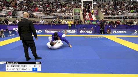 GABRIEL HENRIQUE DOS S. OLIVEIRA vs ELIOENAI JULIO DE S. BRAZ 2024 Brasileiro Jiu-Jitsu IBJJF