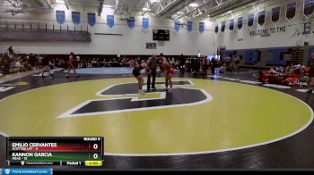 152 lbs Round 5 (10 Team) - Emilio Cervantes, Scottsbluff vs Kannon Garcia, Mead