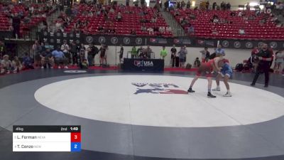 41 kg Quarters - Lucas Forman, Nevada Elite Wrestling vs Tyler Conzo, New York